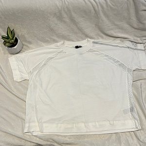 Womens Medium Adidas shirt oversized crop
